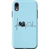 Maltese Dog Breed Heartbeat Supply Club Custodia per iPhone XR Cane maltese Battito cardiaco Linea ECG I cani divertenti sono il mio cardio
