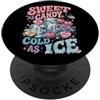 Frostveil Press Dolce come Candy, Freddo come Ghiaccio - Amore PopSockets PopGrip Adesivo
