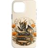 Cute Cottagecore Dragons with Books Desi Custodia per iPhone 16 Pro Max Dragon Reader Book Lover Fantasy, simpatica creatura floreale