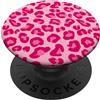 Elegant Images Stampa leopardata in rosa pastello, rosa caldo e fucsia PopSockets PopGrip Adesivo
