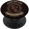 Emo Moms Club Retro Designs Elder Emo Club Gothic Rose Alternative Estetico Umorismo PopSockets PopGrip Adesivo