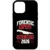 True Crime Merch for Investigative Crime Custodia per iPhone 12 mini Esperto forense dalla nascita 2026 Compleanno a tema True Crime