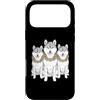 Cool 3 Hip Hop Trio Street Gold Chain Fu Custodia per iPhone 17 Pro Max Shiba Inu Dog Rap Old School Retro Streetwear 80s 90s Tre
