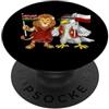 Kenya Poland Heritage Bandiera Kenya Polonia Radici keniote Orgogliosa polacca PopSockets PopGrip Adesivo