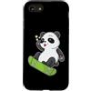 panda China animal zoo bear Himalayan ba Custodia per iPhone SE (2020) / 7/8 Panda Bear Skateboard