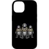 Cool 3 Hip Hop Trio Street Gold Chain Fu Custodia per iPhone 14 Platypus Rap Old School Retro Streetwear anni '80 '90 Tre