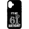 Funny Birthday Gifts for Men Women 61th Custodia per iPhone 16 È il mio 61° compleanno regali per uomini donne 61 anni