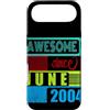 Awesome since 2004 Geburtstagsspruch Jun Custodia per iPhone Air 22 Anni Vintage 2004 nato giugno Fantastico da