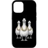 Cool 3 Hip Hop Trio Street Gold Chain Fu Custodia per iPhone 12/12 Pro Anatra d'oca Rap Old School Retro Streetwear anni '80 '90 Tre