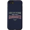Granddaughter Girl Dad Humor Tees Custodia per iPhone SE (2020) / 7/8 Ho usato per essere in carica poi ho avuto una nipote Tee 3