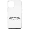The Woodlands Original Vintage Retro Pri Custodia per iPhone 12/12 Pro Nome originale The Woodlands Retro Hometown The Woodlands