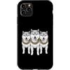 Cool 3 Hip Hop Trio Street Gold Chain Fu Custodia per iPhone 11 Pro Max Shiba Inu Dog Rap Old School Retro Streetwear 80s 90s Tre