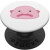 imaginarystory Simpatico design a forma di pesce Blobfish divertente triste oceano PopSockets PopGrip Adesivo