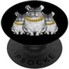 Cool 3 Hip Hop Trio Street Gold Chain Fu Chinchilla Rap Old School Retro Streetwear anni '80 '90 Tre PopSockets PopGrip Adesivo