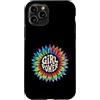 Girl Power Gift Hippie Empower Apparel Custodia per iPhone 11 Pro Girl Power Flower Tie Dye Hippie Femminile Empower