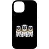 Cool 3 Hip Hop Trio Street Gold Chain Fu Custodia per iPhone 14 Pug Rap Old School Retro Streetwear anni '80 '90 Tre