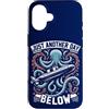 Pigboat Combat Open Sea Veteran Ocean De Custodia per iPhone 16 Citazione Submariner Solo un altro giorno sotto il sottomarino Kraken