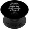 Hebrews Scripture Apparel Ora la fede è l'assicurazione Bibbia Versetto Fede Ebrei 11:1 PopSockets PopGrip Adesivo