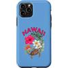 HAWAII ALOHA MAHALO ISLAND LIVING Scareb Custodia per iPhone 11 Pro HAWAII con HIBISCUS E HONU TURTLE