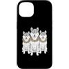 Cool 3 Hip Hop Trio Street Gold Chain Fu Custodia per iPhone 13 Shiba Inu Dog Rap Old School Retro Streetwear 80s 90s Tre