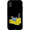 cheese milk curd milk product dairy Holl Custodia per iPhone X/XS Topo in un pezzo di formaggio