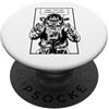Grandio Design Funny Pop Art Gifts OMG I'm Like Literally Dead Goth Skull Astronauta PopSockets PopGrip Adesivo