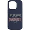 Granddaughter Girl Dad Humor Tees Custodia per iPhone 15 Pro Ho usato per essere in carica poi ho avuto una nipote Tee 3