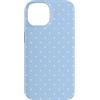 Classic Polka Dot Pattern Vintage Design Custodia per iPhone 14 Azzurro Burro Giallo Piccolo Pois Carino Estetica
