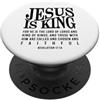 Revelation 17:14 Christian Motivational Gesù è il re Cristiano Fede Rivelazione 17:14 Versetto della Bibbia PopSockets PopGrip Adesivo