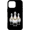 Cool 3 Hip Hop Trio Street Gold Chain Fu Custodia per iPhone 16 Pro Max Anatra d'oca Rap Old School Retro Streetwear anni '80 '90 Tre