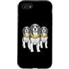 Cool 3 Hip Hop Trio Street Gold Chain Fu Custodia per iPhone SE (2020) / 7/8 Beagle Dog Rap Old School Retro Streetwear anni '80 '90 Tre