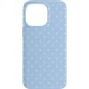Classic Polka Dot Pattern Vintage Design Custodia per iPhone 14 Pro Max Azzurro Burro Giallo Piccolo Pois Carino Estetica