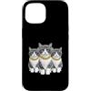 Cool 3 Hip Hop Trio Street Gold Chain Fu Custodia per iPhone 15 Cat Rap Old School Retro Streetwear anni '80 '90 Tre