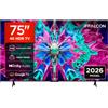 iFFALCON 75U65A 75" 4K HDR, Direct LED, Google TV, HDR10, Dolby Audio, Game Master, VRR, Motion clarity, Google Assistant & Alexa, AirPlay 2, Smart Remote