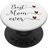 Fun Designs Regalo tipografico a forma di cuore per la mamma PopSockets PopGrip Adesivo