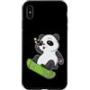 panda China animal zoo bear Himalayan ba Custodia per iPhone XS Max Panda Bear Skateboard