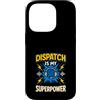 Calm Behind Chaos Dispatch Strong Apprec Custodia per iPhone 14 Pro Polizia Dispatcher 911 Operatore Primo soccorritore