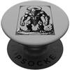Demonique Tees and Ars Goetia Demon Gift Behemoth, Titano della Terra PopSockets PopGrip Adesivo