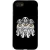 Cool 3 Hip Hop Trio Street Gold Chain Fu Custodia per iPhone SE (2020) / 7/8 St Bernard Dog Rap Old School Retro Streetwear anni '80 '90 Tre