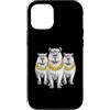 Cool 3 Hip Hop Trio Street Gold Chain Fu Custodia per iPhone 12/12 Pro Capybara Capy Rap Old School Retro Streetwear 80s 90s Tre