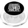 Straight Outta Words PARLÈ DI OUTTA DIRITTO PopSockets PopGrip per MagSafe