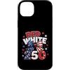 Flo Design 4th of july 250 anniversary P Custodia per iPhone 14 Plus Red White 250 Years American 1776 2026 250th anniversary
