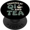TCM Enthusiast Eastern Medicine Herbal R Medicina Tradizionale Cinese Guarigione Olistica e Qi Balance PopSockets PopGrip Adesivo