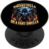 You're Either A Smart Fella Or Fart Smel Sei un tipo intelligente o un lupo smella scoreggia PopSockets PopGrip Adesivo