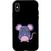 mouse elephant small cute hunting animal Custodia per iPhone X/XS Topo pirata