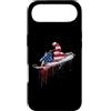 Paint Dripping Patriotic 4th of July US Custodia per iPhone Air Snowmobile Snow Machine Snowmobiling bandiera americana USA gocciolamento