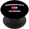Commerce City CO Souvenirs & Gifts by DV Città del commercio Colorado (CO) PopSockets PopGrip Adesivo