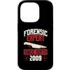 True Crime Merch for Investigative Crime Custodia per iPhone 14 Pro Esperto forense dalla nascita 2009 Compleanno a tema crimine vero