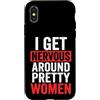 Timido Introverso Ansioso Impacciato Sin Custodia per iPhone X/XS I Get Nervous Around Pretty Women