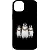 Cool 3 Hip Hop Trio Street Gold Chain Fu Custodia per iPhone 14 Plus Pinguino Rap Old School Retro Streetwear 80s 90s Tre